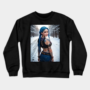 Snowy Wandering Crewneck Sweatshirt